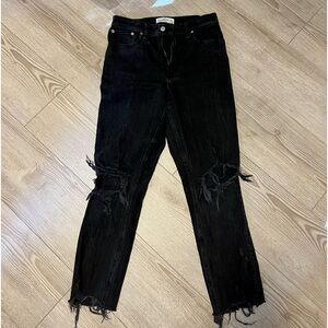 Abercrombie High Rise Mom Jean 27